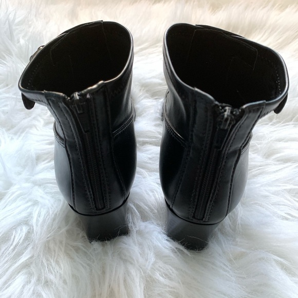 Franco Sarto square toe blank ankle booties size 7 - Picture 5 of 7